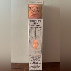 Charlotte Tilbury Beautiful Skin Foundation. Color 4 Warm. NEW! In box.